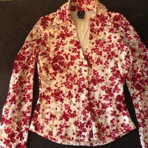 I.N.C. lace bell sleeve blouse